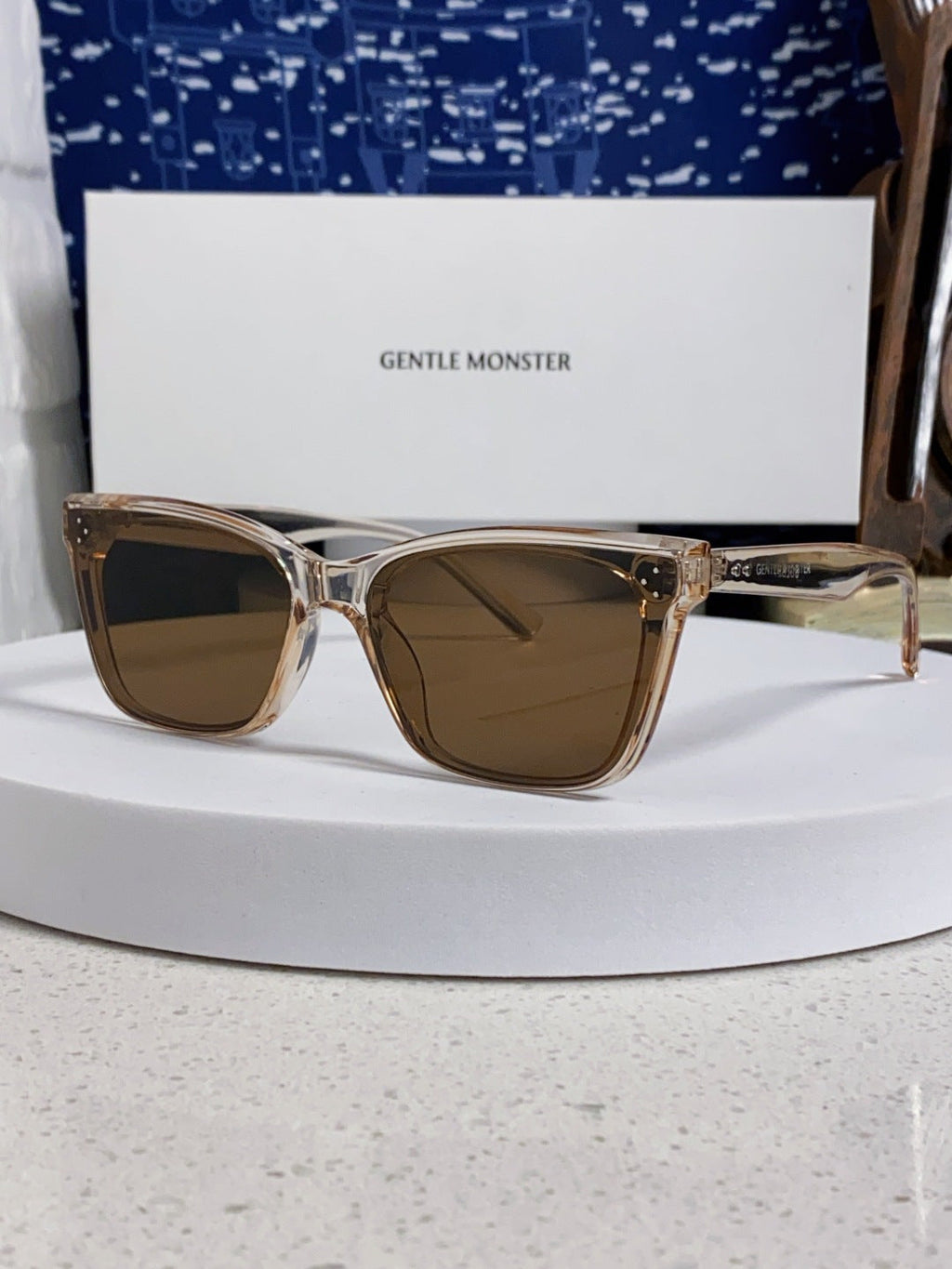 Gentle Monster SOLBEI Metal Fashion Brown Lens Sunglasses for Women - 399405
