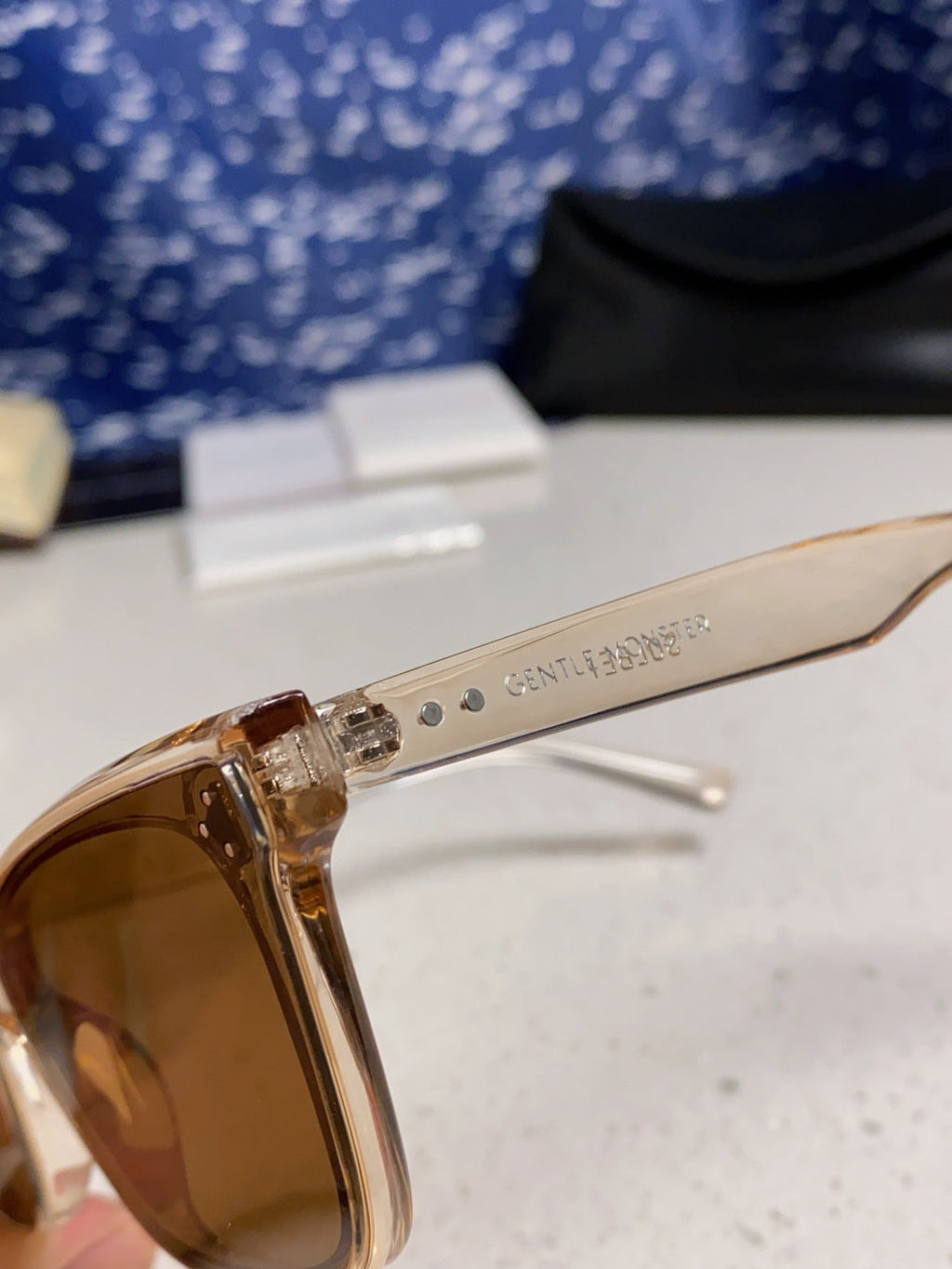 Gentle Monster SOLBEI Metal Fashion Brown Lens Sunglasses for Women - 399405 - detail image 7