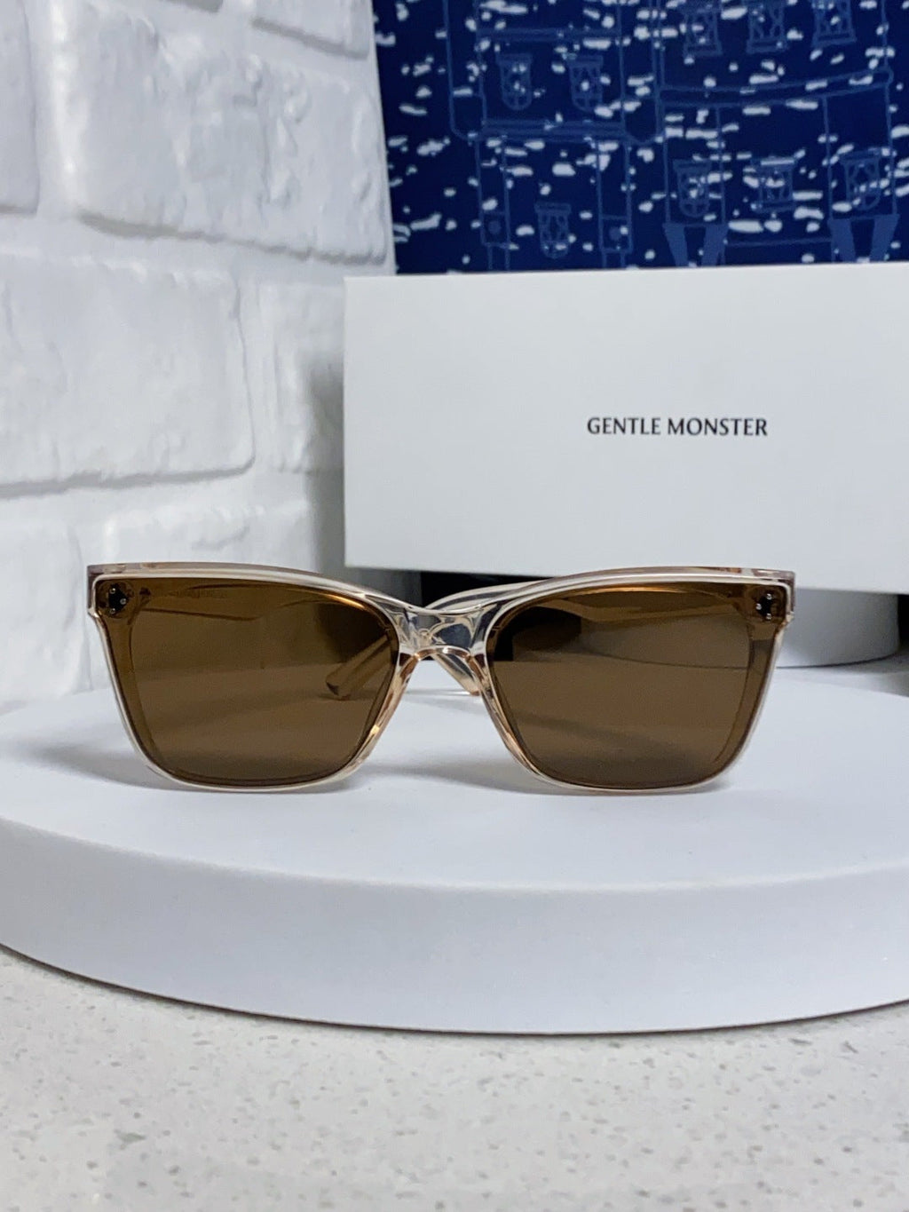 Gentle Monster SOLBEI Metal Fashion Brown Lens Sunglasses for Women - 399405 - detail image 2