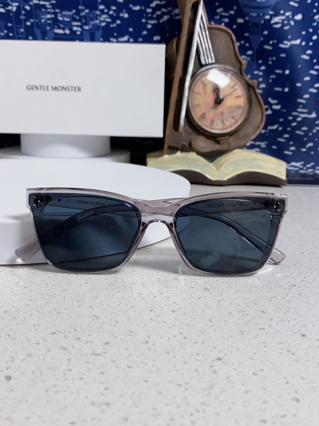 Gentle Monster SOLBEI Metal Fashion Black Lens Sunglasses for Women - 399407 - detail image 9