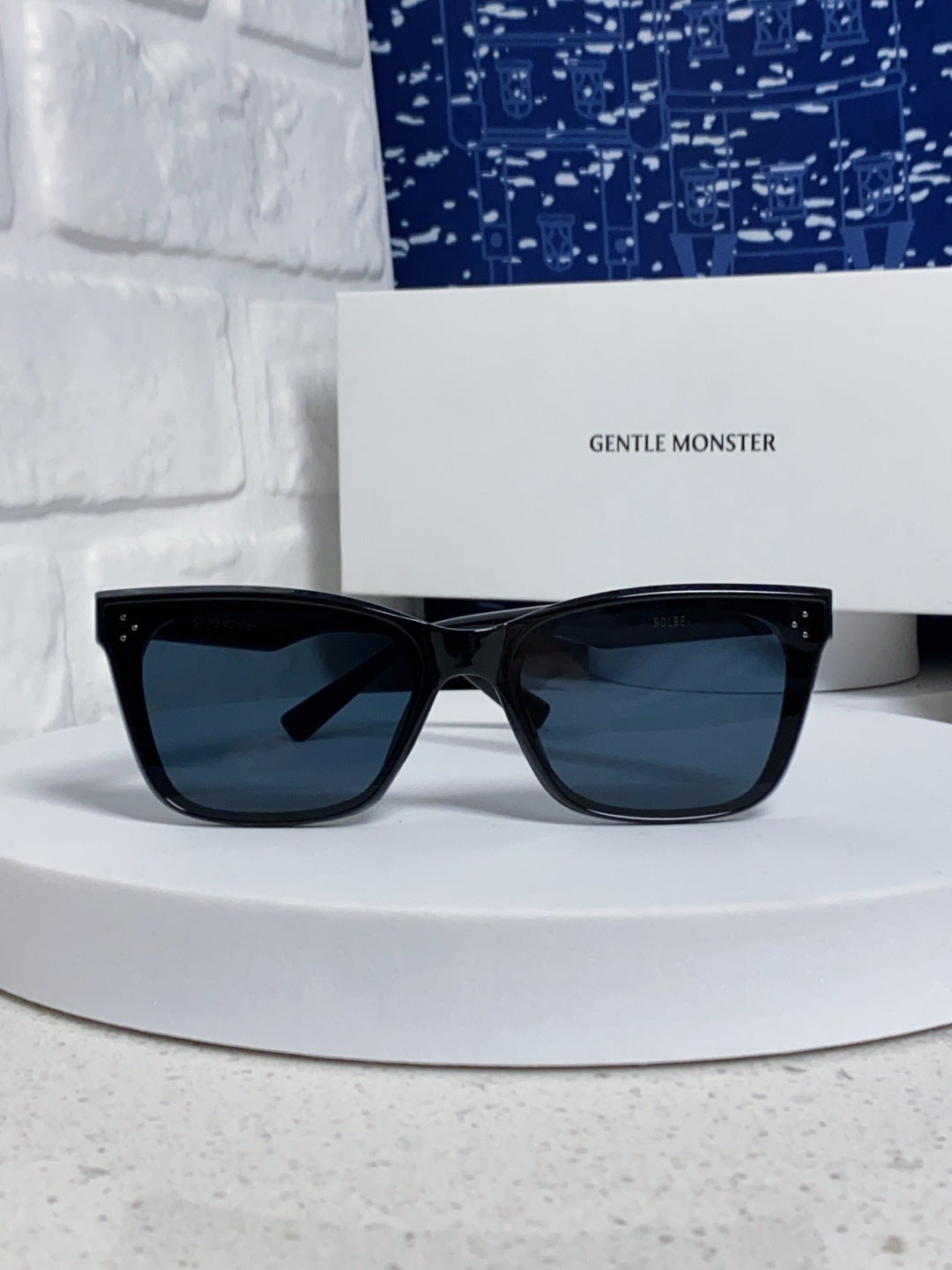 Gentle Monster SOLBEI Metal Fashion Black Lens Sunglasses for Women - detail image 2