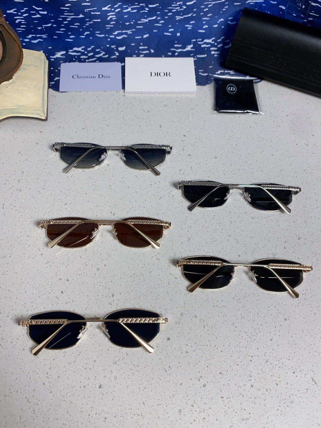 Dior Metal Round Silver Lens Sunglasses for Men & Women - 158402 - detail image 10