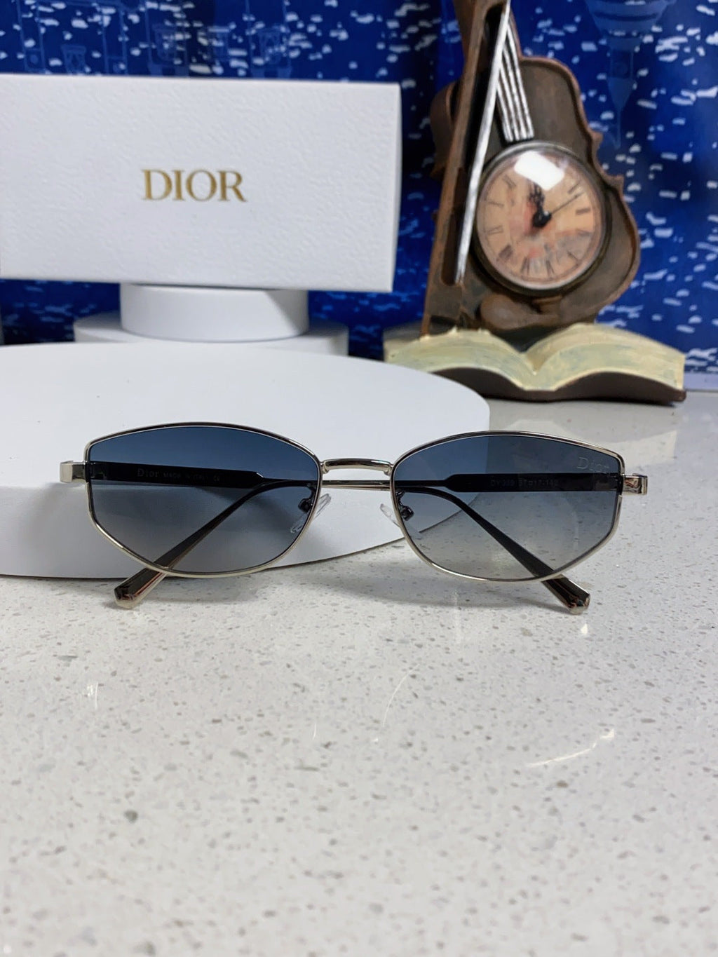Dior Metal Round Silver Lens Sunglasses for Men & Women - 158402 - detail image 8