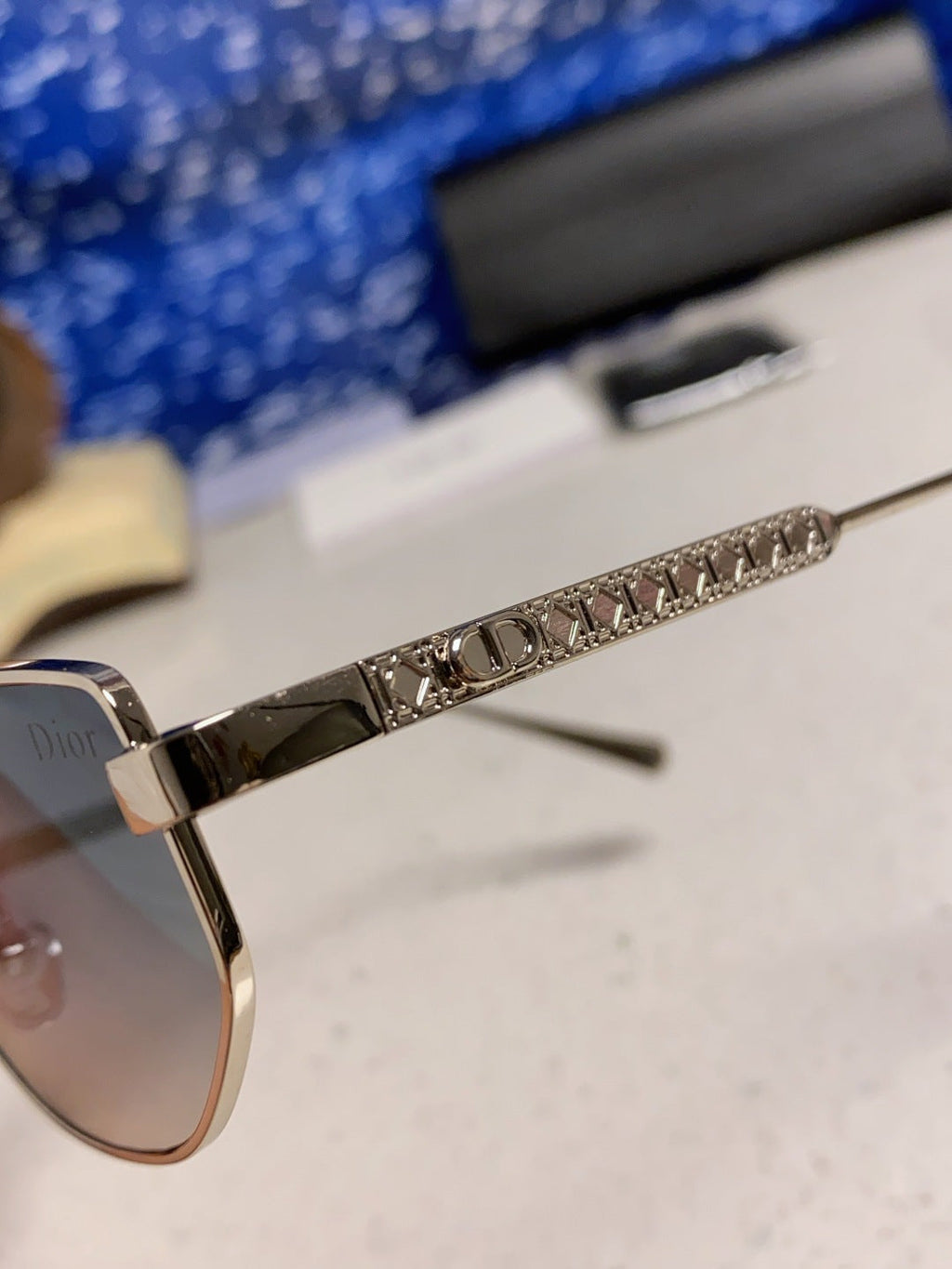 Dior Metal Round Silver Lens Sunglasses for Men & Women - 158402 - detail image 6