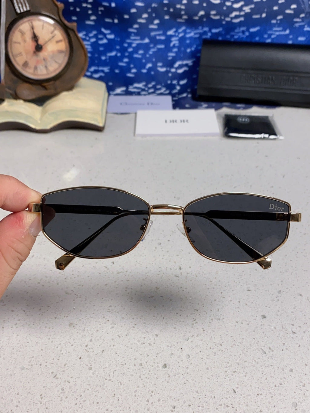 Dior Metal Round Silver Lens Sunglasses for Men & Women - 158406 - detail image 3