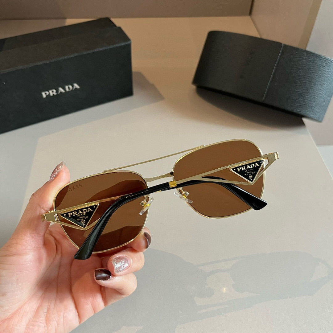 Prada Polarized Fashion Brown Lens Sunglasses for Men - 415757 - detail image 4