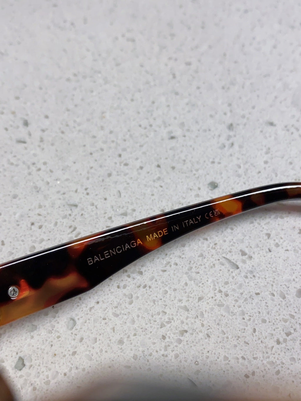 Balenciaga Folding Square Red Lens Sunglasses for Men & Women - detail image 7