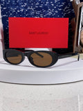 Saint Laurent SL557 Oval Brown Lens Sunglasses for Men & Women