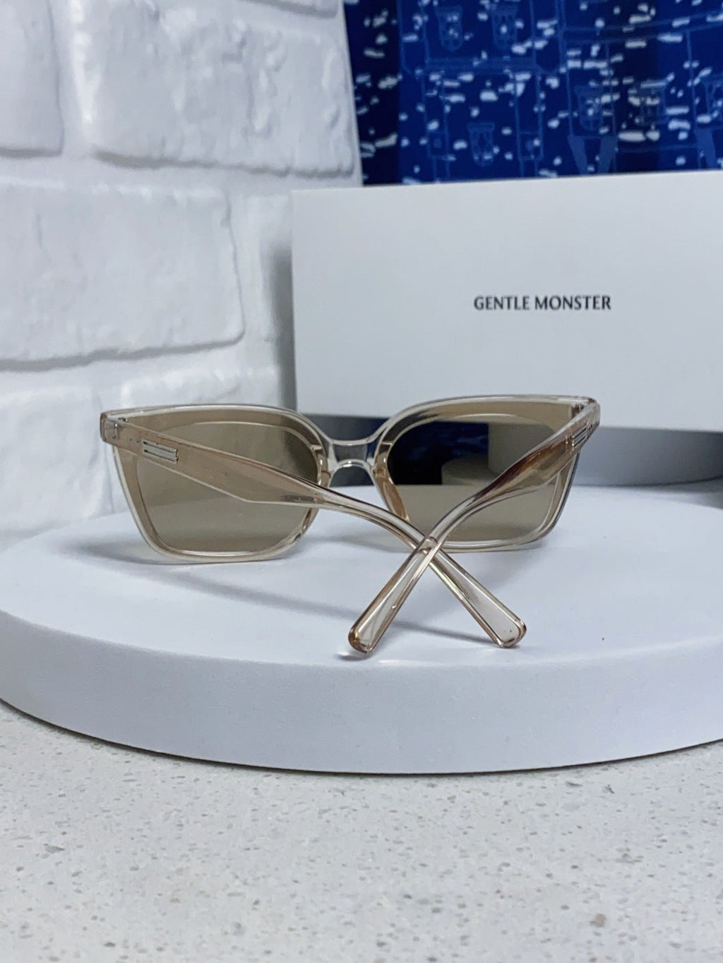 Gentle Monster MONOO Polarized Square Silver Lens Sunglasses for Men & Women - detail image 2
