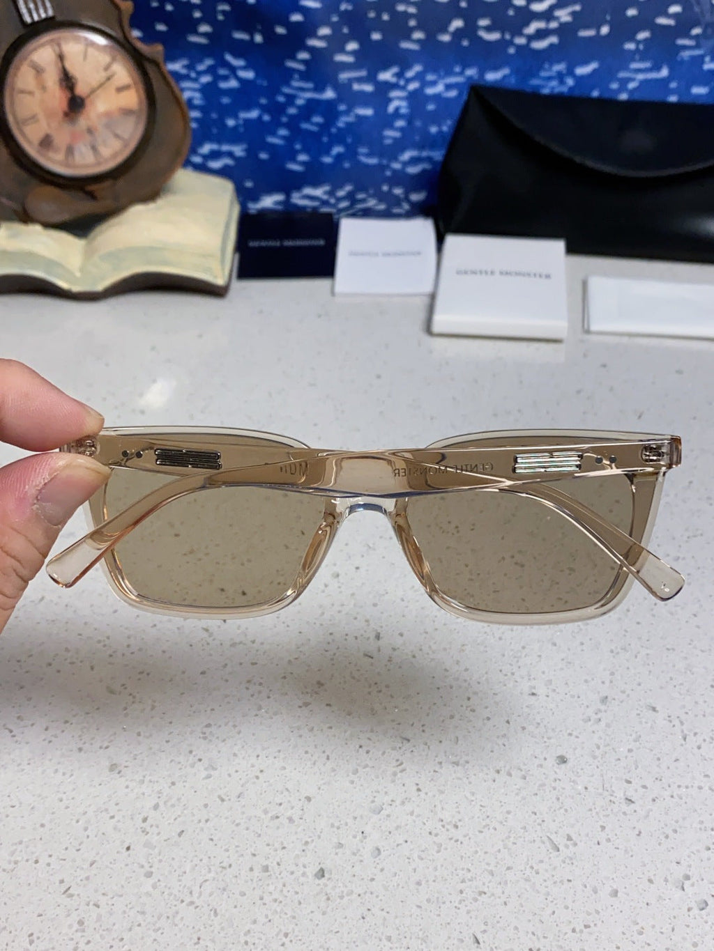 Gentle Monster MONOO Polarized Square Silver Lens Sunglasses for Men & Women - detail image 4