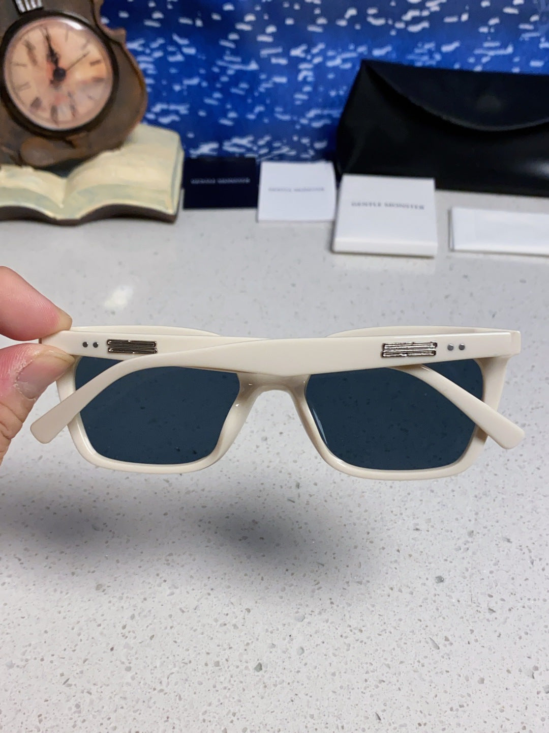 Gentle Monster MONOO Polarized Square Blue Lens Sunglasses for Men & - 998472 - detail image 5