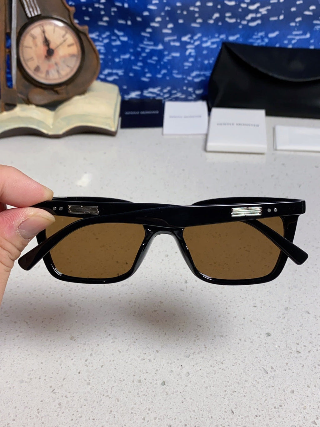 Gentle Monster MONOO Polarized Square Brown Lens Sunglasses for Men & - 998473 - detail image 5