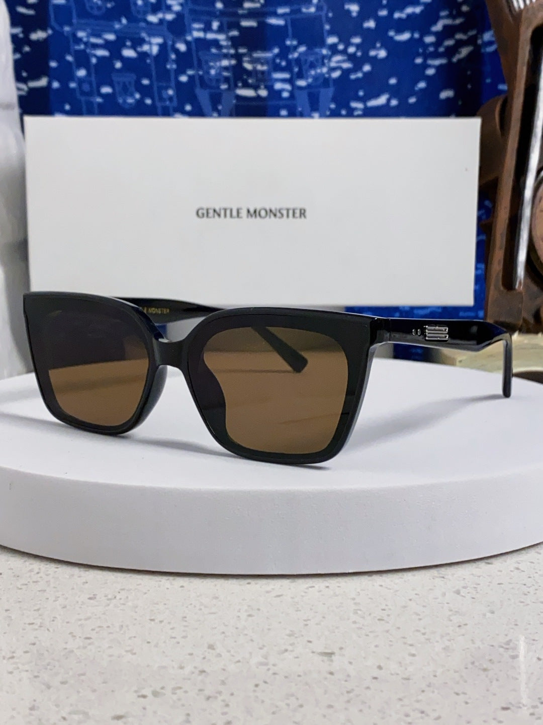 Gentle Monster MONOO Polarized Square Brown Lens Sunglasses for Men & - 998473