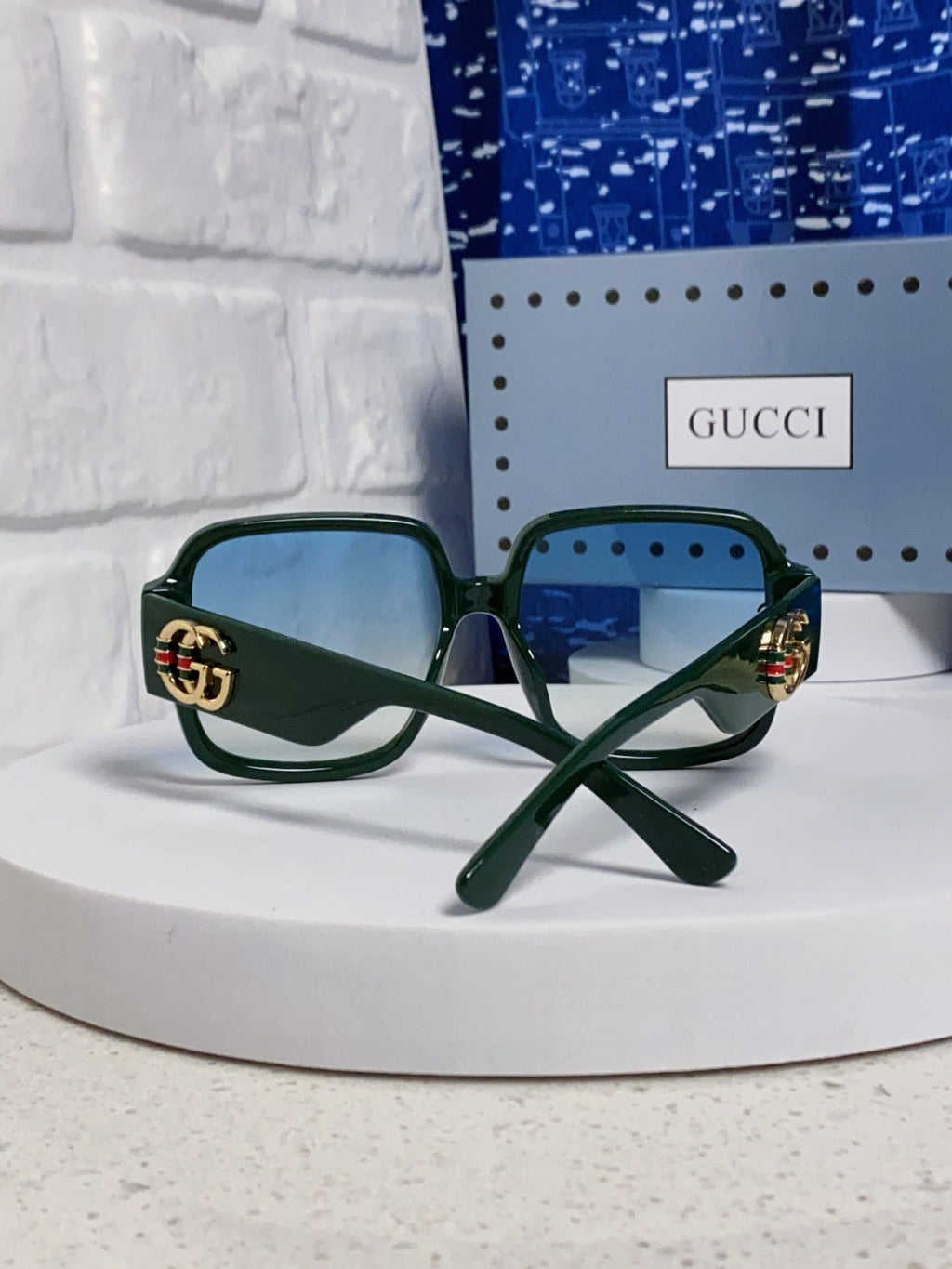 Gucci Fashion Blue Lens Sunglasses for Men & Women - 997548 - detail image 3