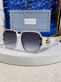 Gucci Fashion Silver Lens Sunglasses for Men & Women - 997549