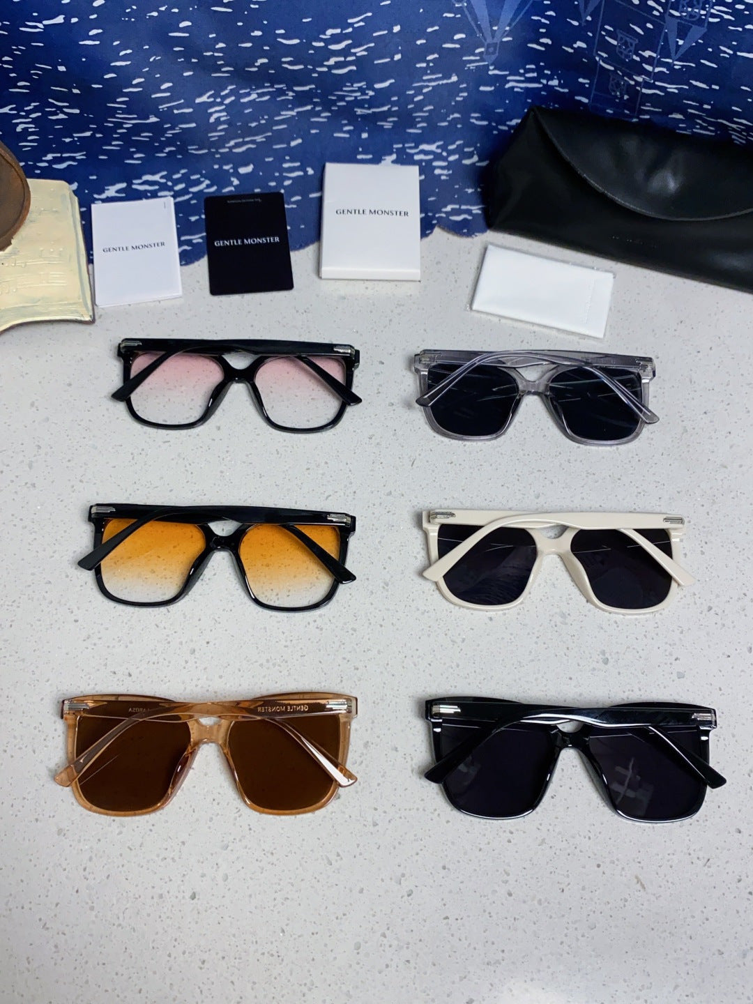 Gentle Monster LAROSA Square Black Lens Sunglasses for Men & Women - detail image 12