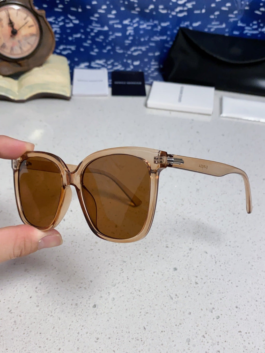 Gentle Monster LAROSA Square Brown Lens Sunglasses for Men & Women - detail image 6