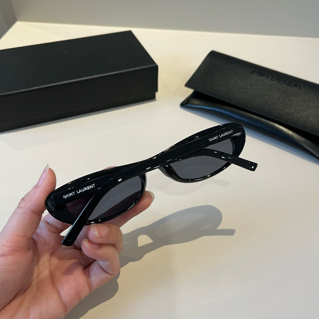 Saint Laurent Cat-Eye Blue Lens Sunglasses for Men & Women - 431913 - detail image 4