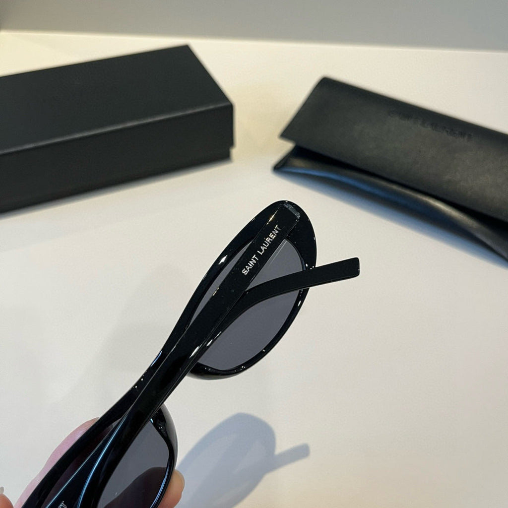 Saint Laurent Cat-Eye Blue Lens Sunglasses for Men & Women - 431913 - detail image 5