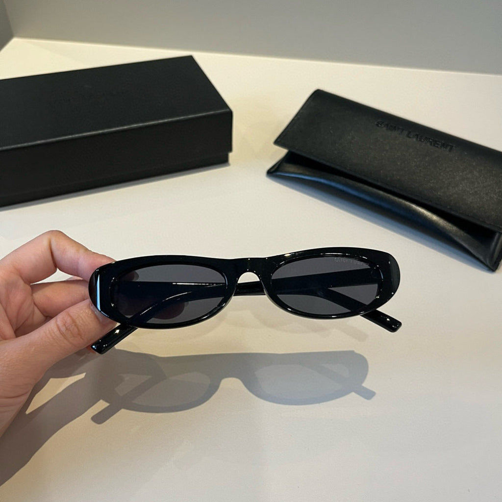 Saint Laurent Cat-Eye Blue Lens Sunglasses for Men & Women - 431913 - detail image 7