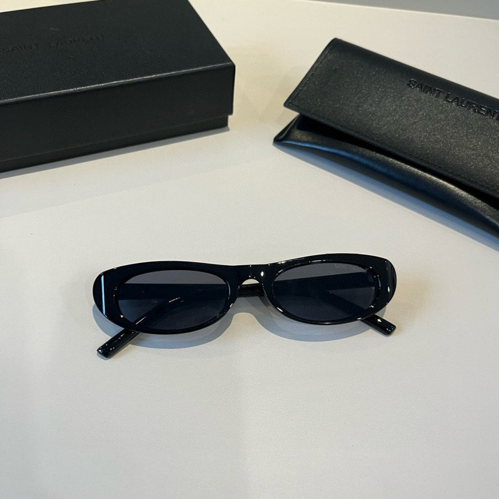 Saint Laurent Cat-Eye Blue Lens Sunglasses for Men & Women - 431913 - detail image 9
