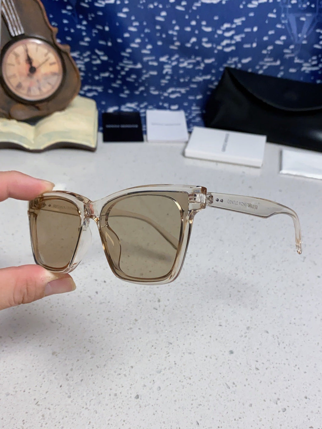 Gentle Monster GEGEN Square Silver Lens Sunglasses for Men & Women - detail image 6