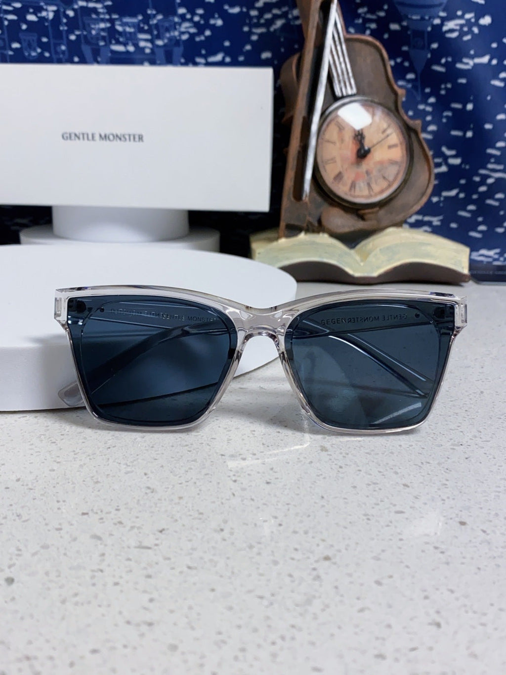 Gentle Monster GEGEN Square Blue Lens Sunglasses for Men & Women - 466380 - detail image 10