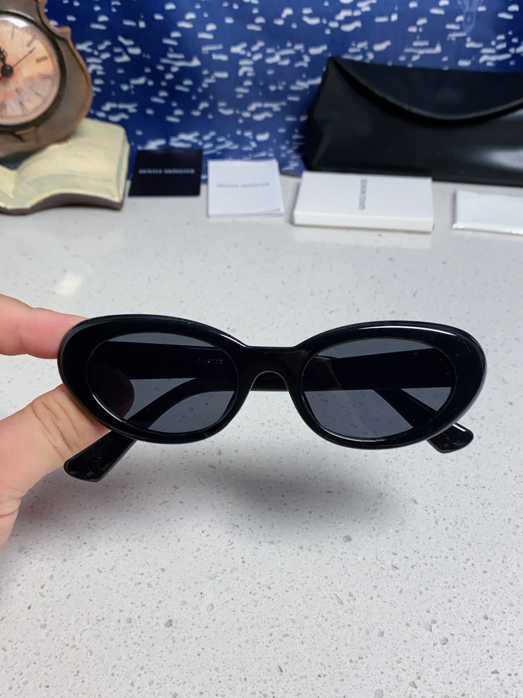 Gentle Monster Polarized Oval Orange Lens Sunglasses for Men - detail image 4