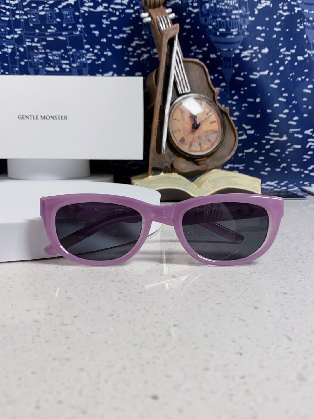 Gentle Monster MONOCHROME Round Blue Lens Sunglasses for Women - 158661 - detail image 8
