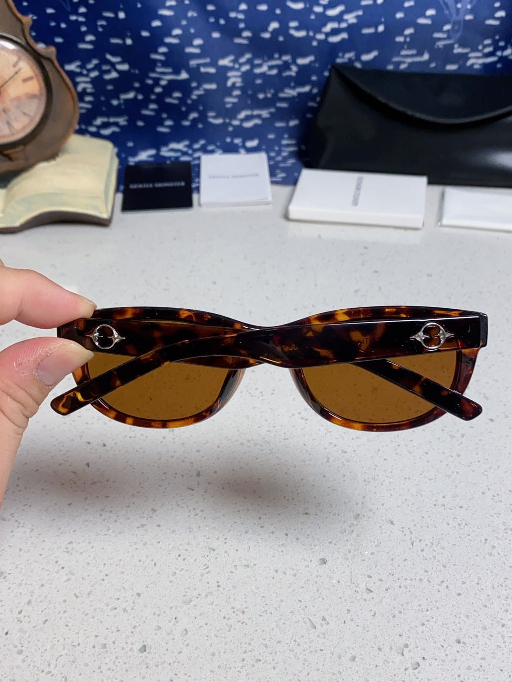 Gentle Monster MONOCHROME Round Brown Lens Sunglasses for Women - 399402 - detail image 5