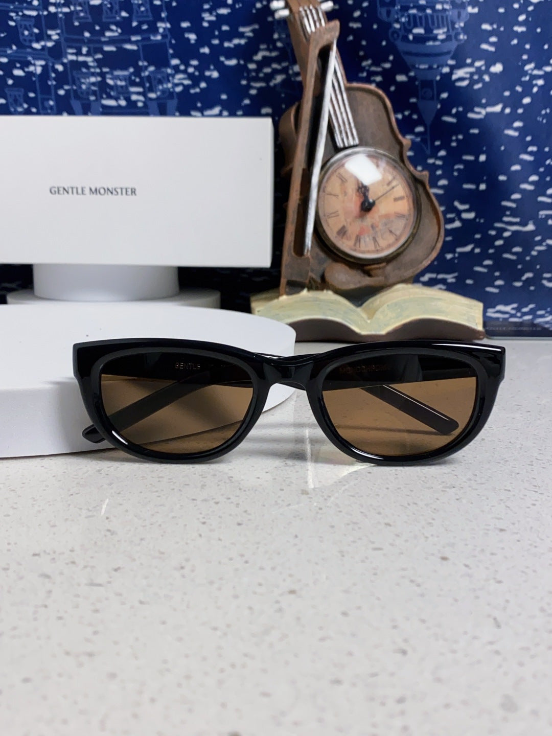 Gentle Monster MONOCHROME Round Brown Lens Sunglasses for Women - 158665 - detail image 9