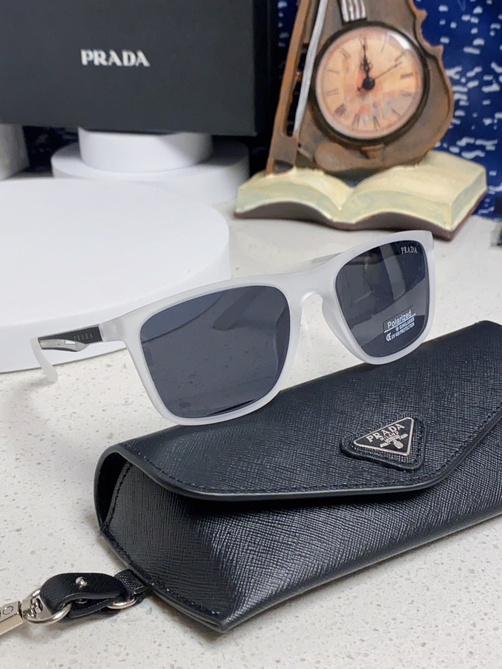 Prada Polarized Fashion Blue Lens Sunglasses for Men & Women - 415678 - detail image 10