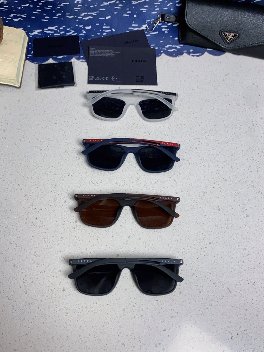 Prada Polarized Fashion Brown Lens Sunglasses for Men & Women - 432114 - detail image 11