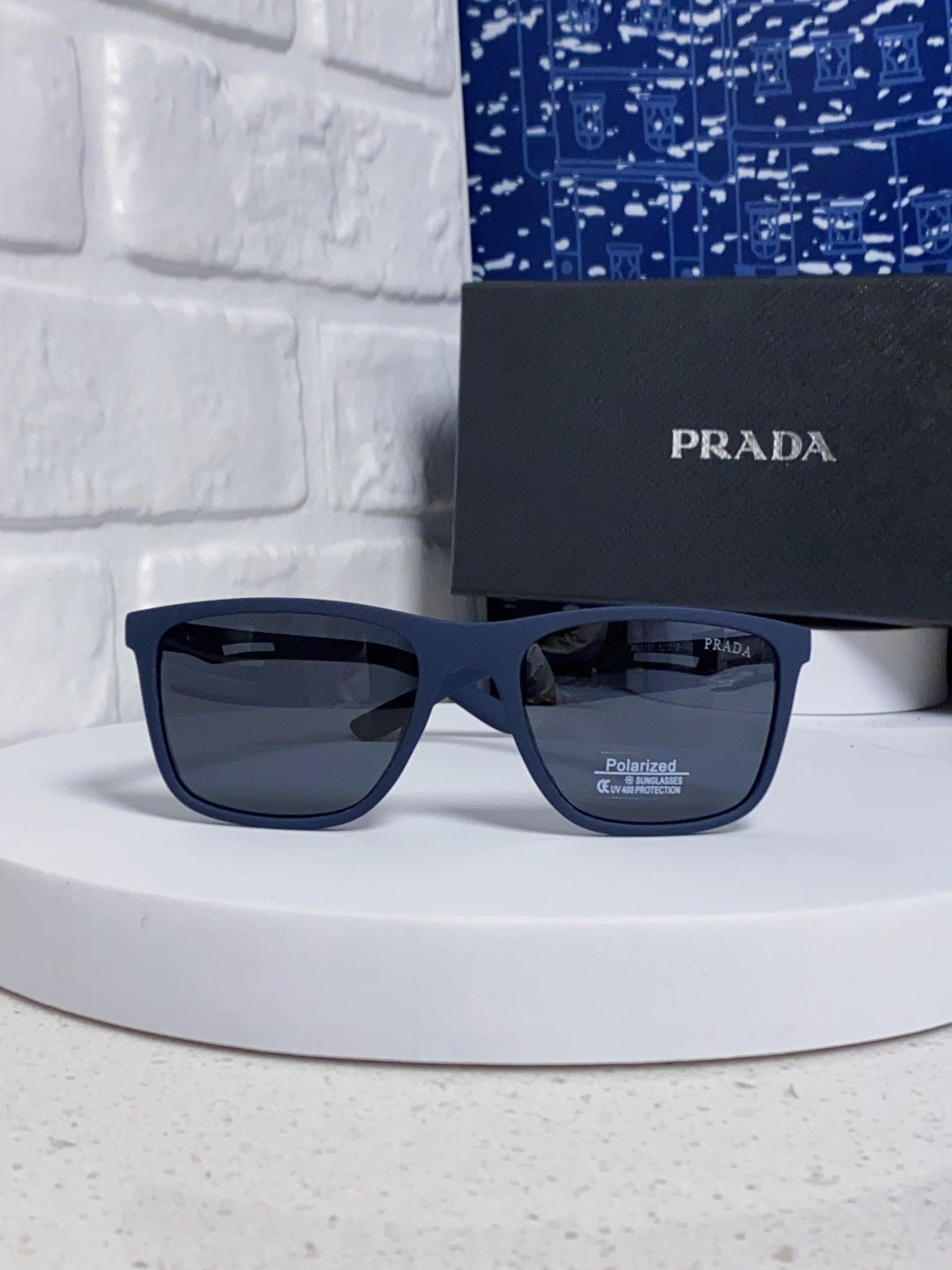 Prada Polarized Fashion Blue Lens Sunglasses for Men & Women - 415679 - detail image 2
