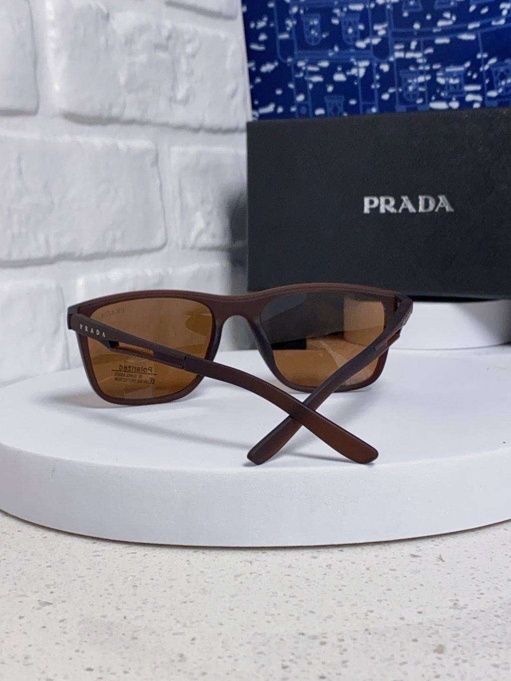 Prada Polarized Fashion Brown Lens Sunglasses for Men & Women - 432114 - detail image 3