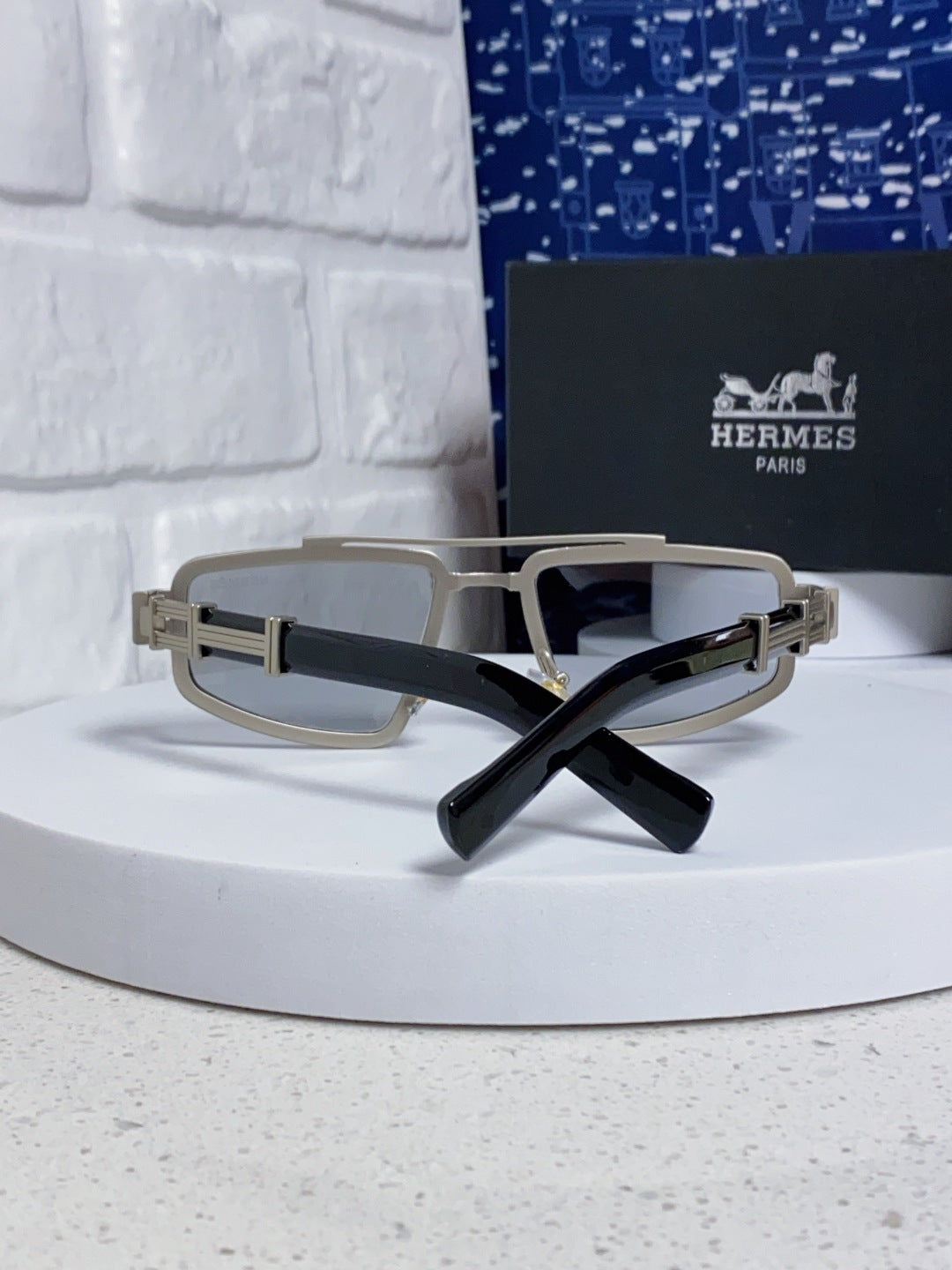 Hermès Fashion Silver Lens Sunglasses for Men & Women - 416526 - detail image 2