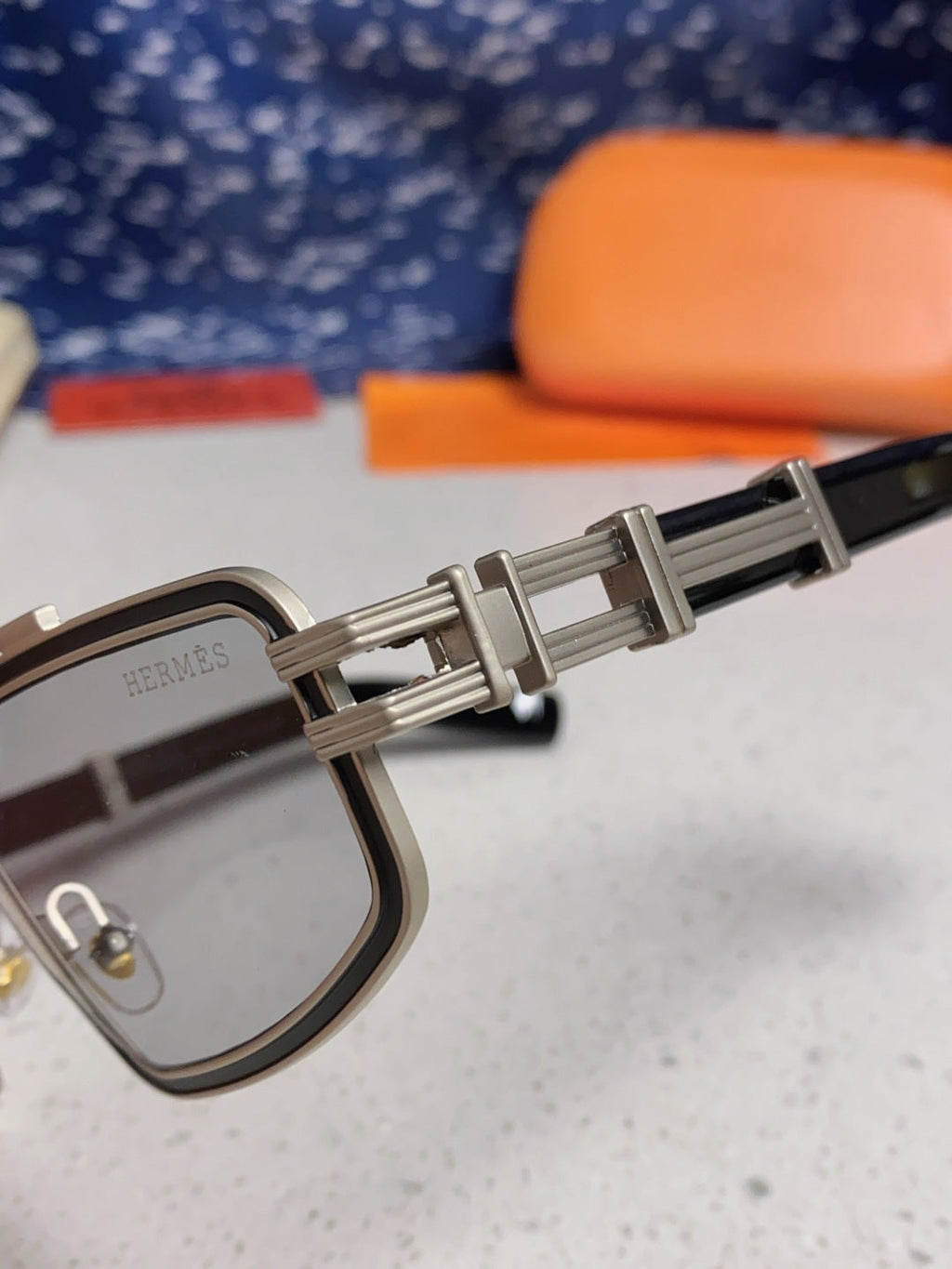 Hermès Fashion Silver Lens Sunglasses for Men & Women - 158693 - detail image 6