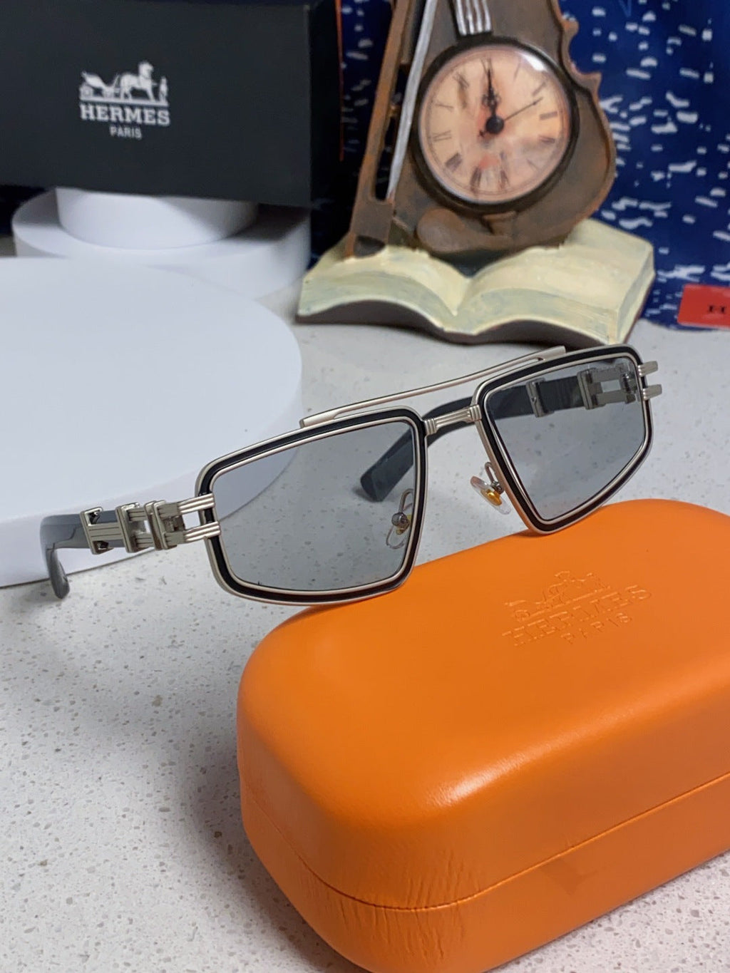 Hermès Fashion Silver Lens Sunglasses for Men & Women - 158693 - detail image 9