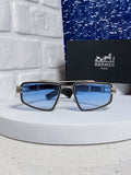 Hermès Fashion Blue Lens Sunglasses for Men & Women - 867267