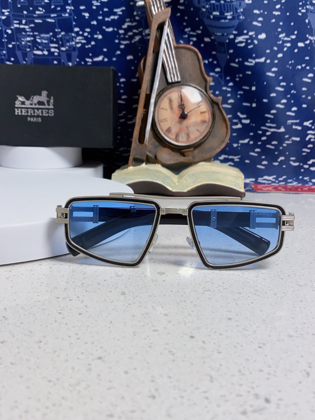 Hermès Fashion Blue Lens Sunglasses for Men & Women - 867267 - detail image 8