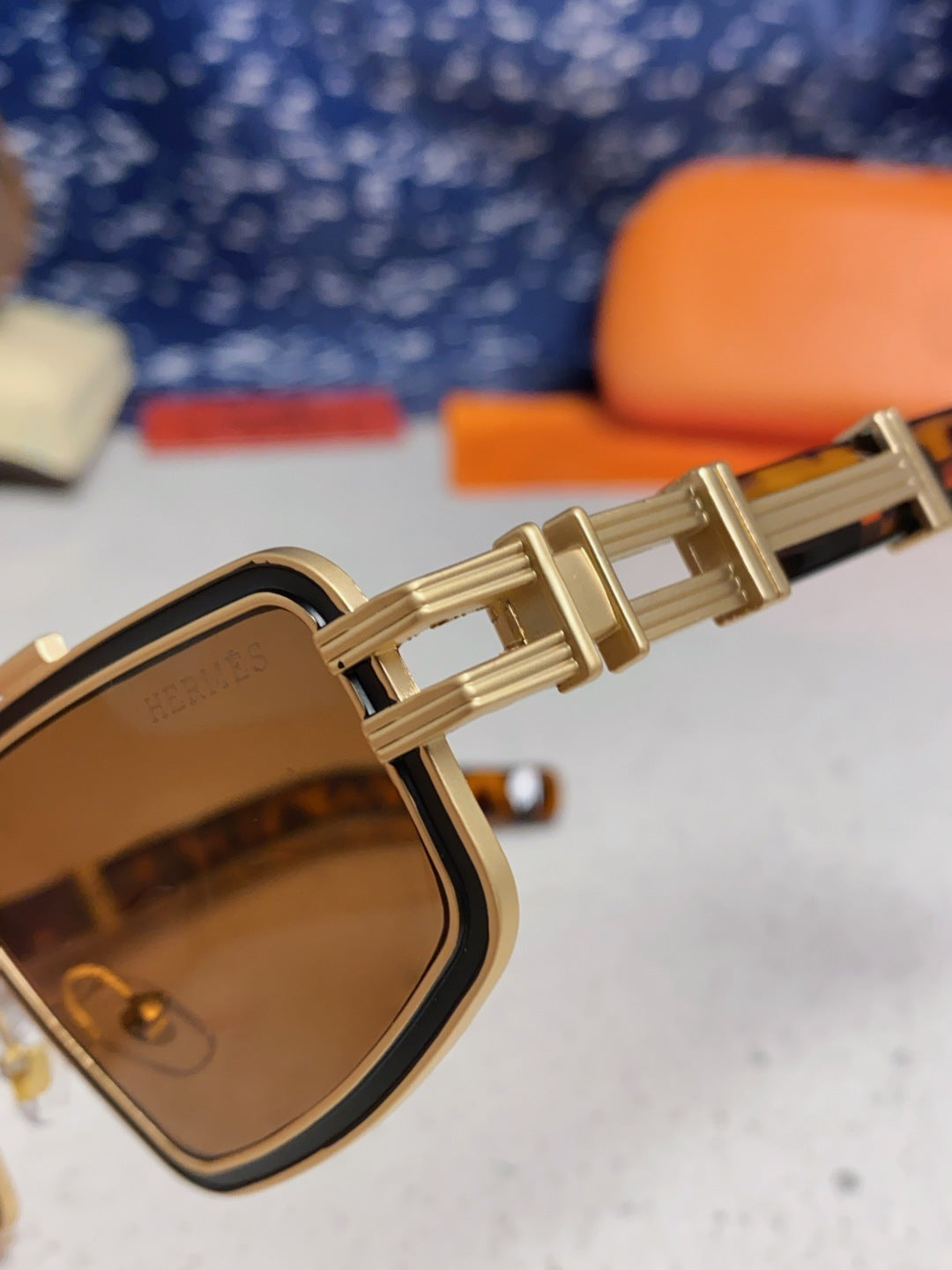 Hermès Fashion Brown Lens Sunglasses for Men & Women - 158695 - detail image 7