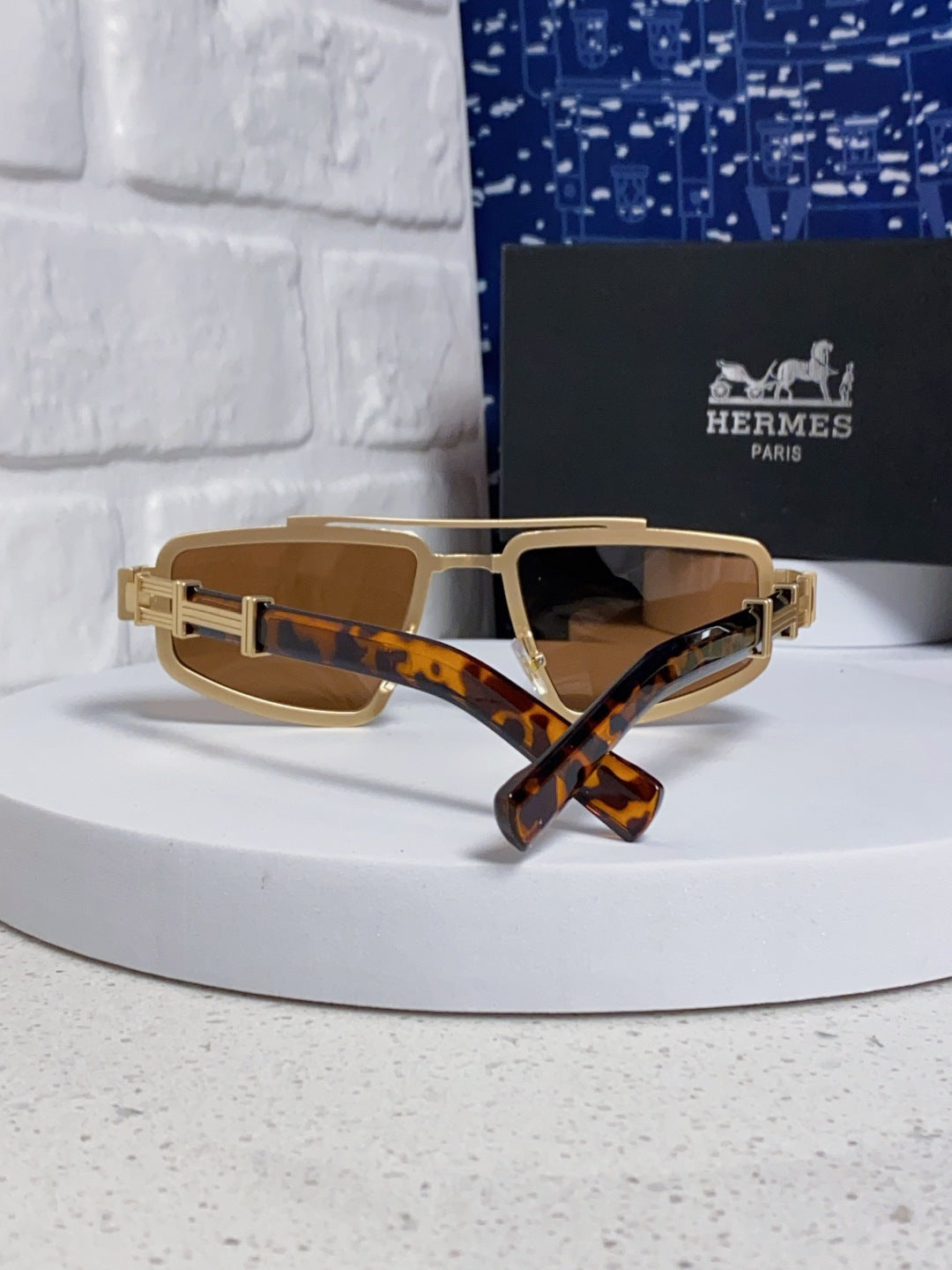 Hermès Fashion Brown Lens Sunglasses for Men & Women - 158695 - detail image 3