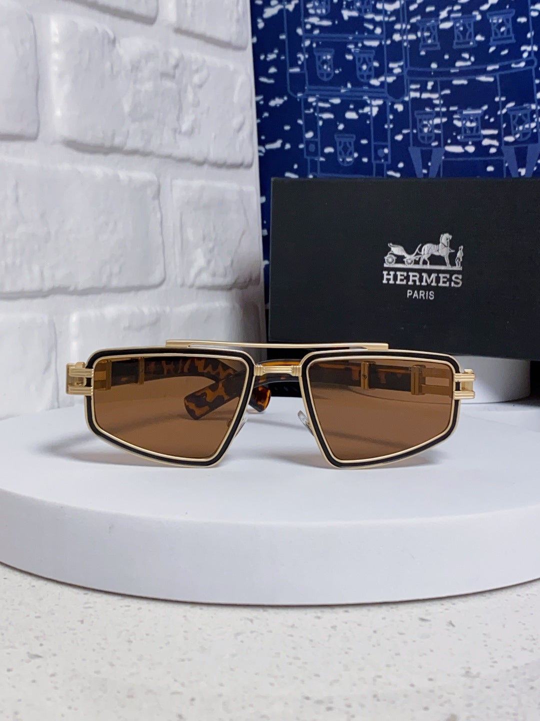 Hermès Fashion Brown Lens Sunglasses for Men & Women - 158695 - detail image 2