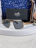 Hermès Fashion Silver Lens Sunglasses for Men & Women