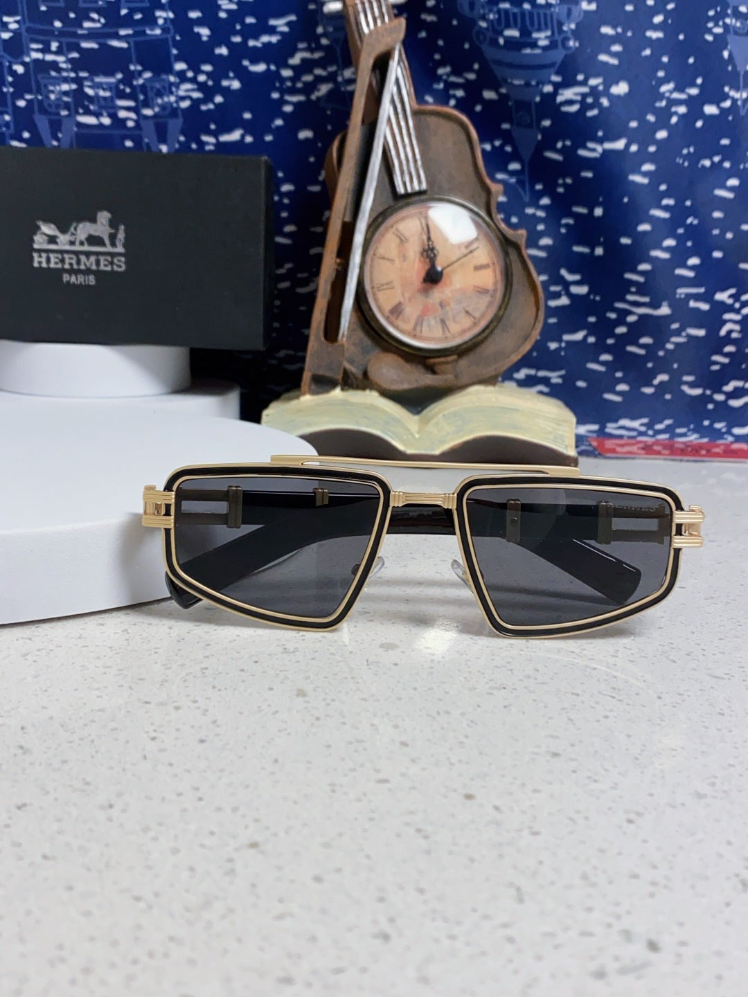 Hermès Fashion Silver Lens Sunglasses for Men & Women - detail image 9