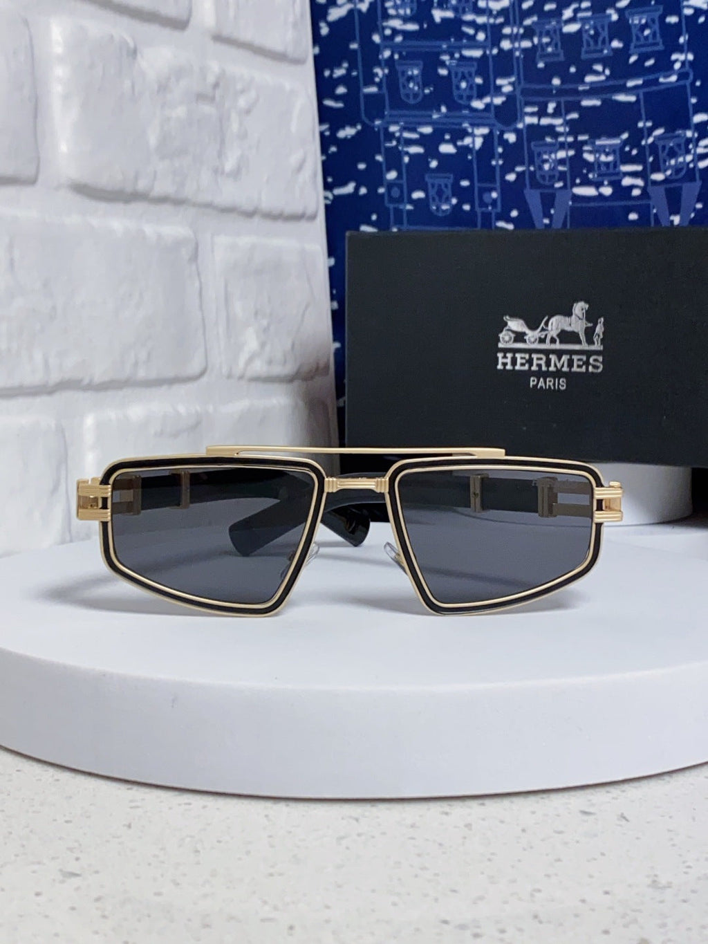 Hermès Fashion Silver Lens Sunglasses for Men & Women - detail image 2