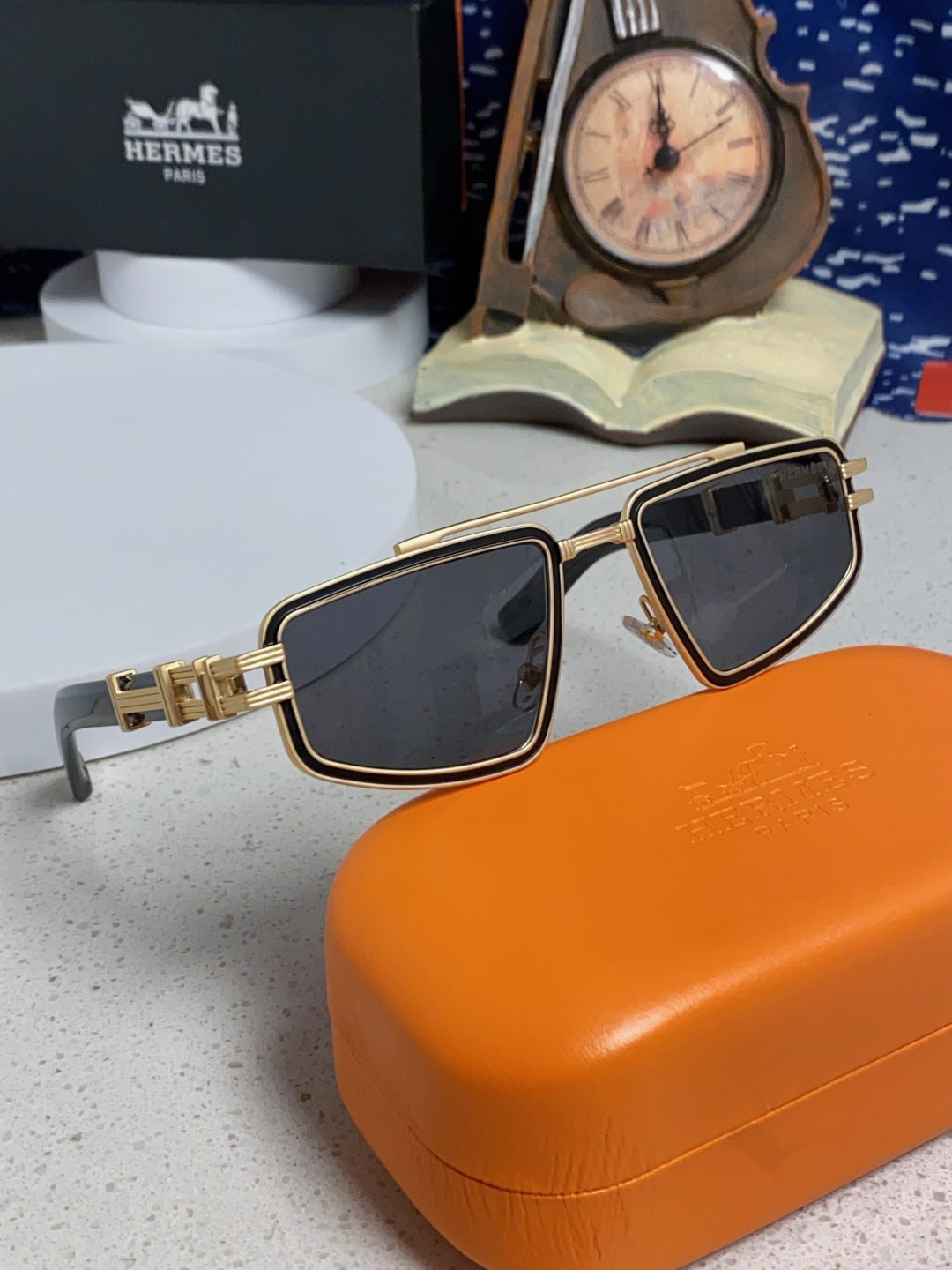 Hermès Fashion Silver Lens Sunglasses for Men & Women - 158696 - detail image 10