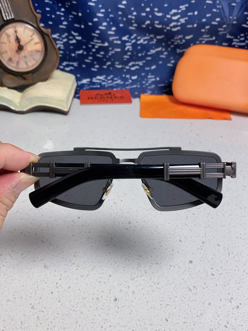 Hermès Fashion Gray Lens Sunglasses for Men & Women - 416530 - detail image 5