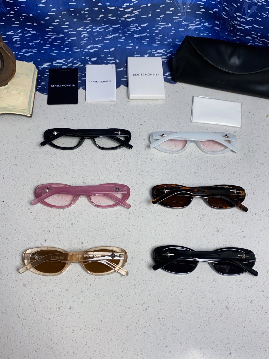 Gentle Monster BANDON Round Red Lens Sunglasses for Men & Women - detail image 11