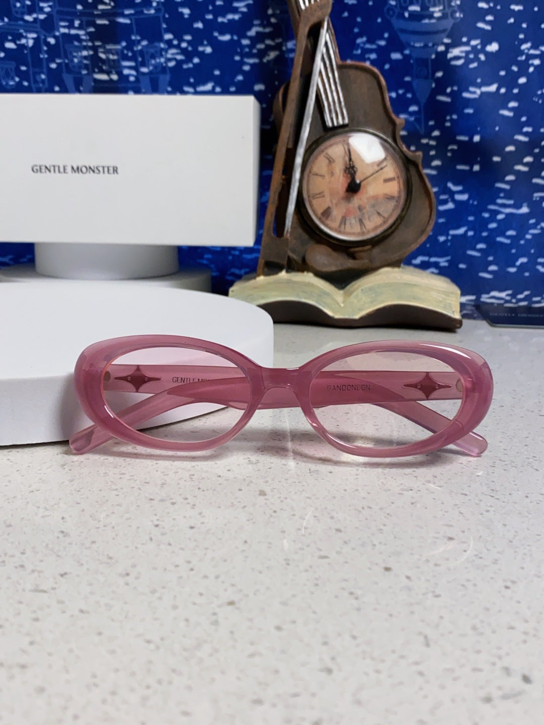 Gentle Monster BANDON Round Red Lens Sunglasses for Men & Women - detail image 9